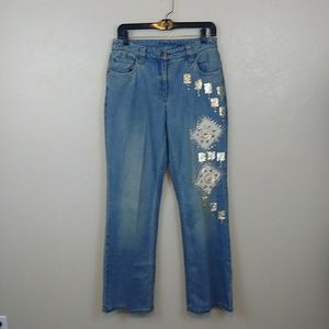 Jeanology Collection Boot Cut Denim Jeans